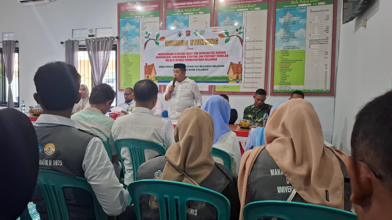 Musyawarah Rembuk Stunting Desa Huntu Barat Tahun 2025